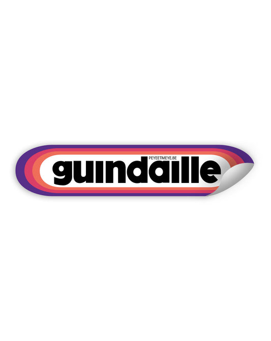 Autocollant de haute qualité "Guindaille"