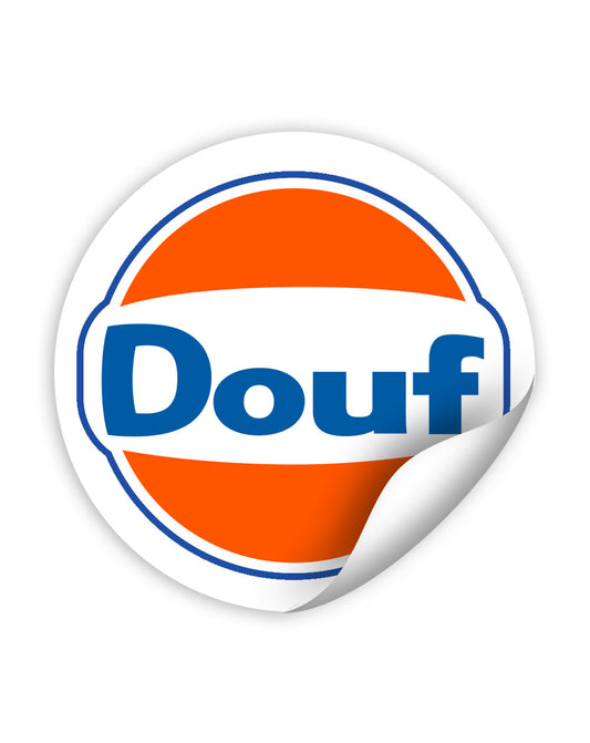 Autocollant de haute qualité "Douf"