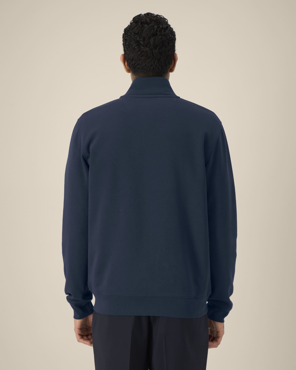 Sweatshirt zippé unisexe col montant "Quel Klet ce Peye"