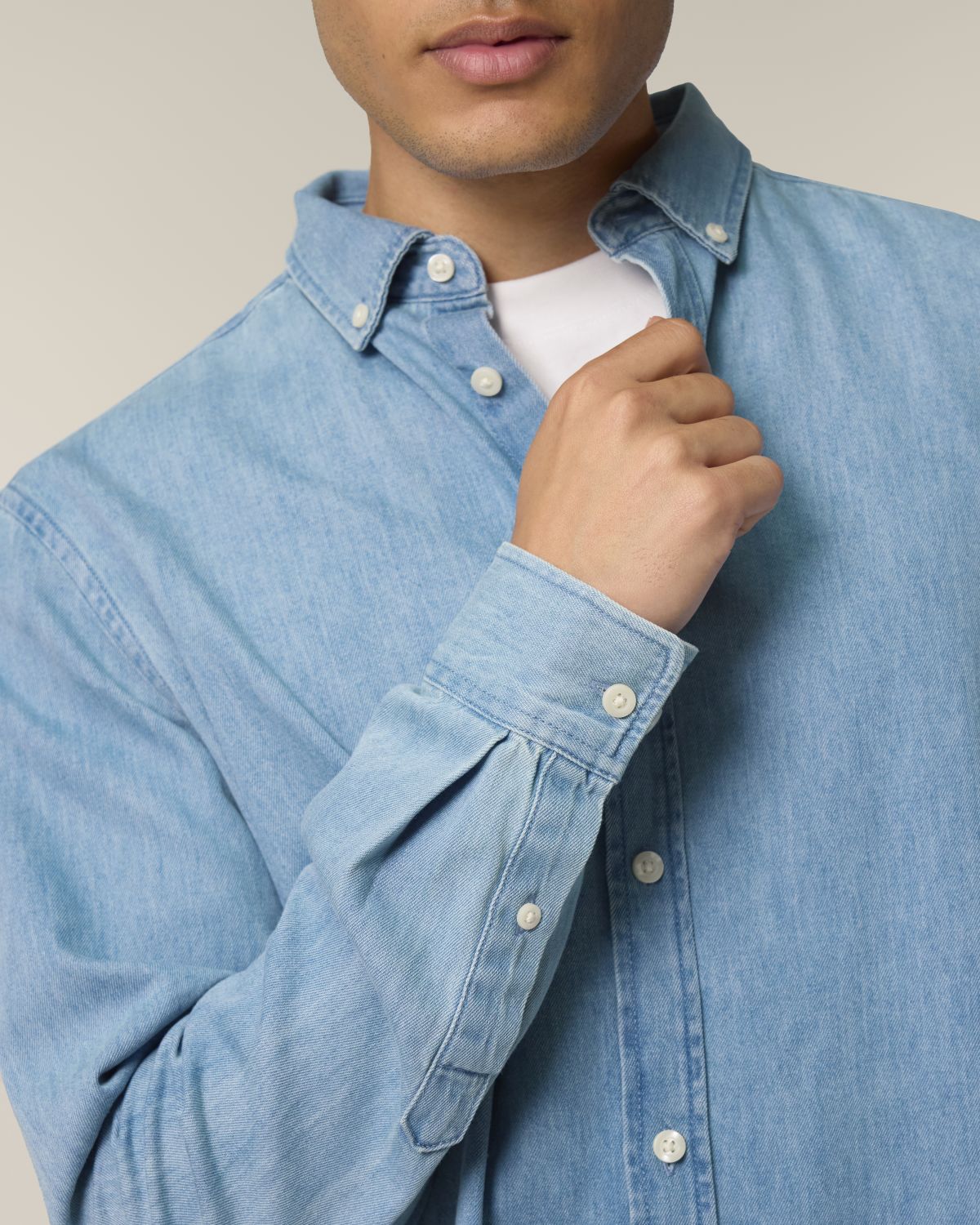 Chemise homme Denim "Ma Vie de Papa"