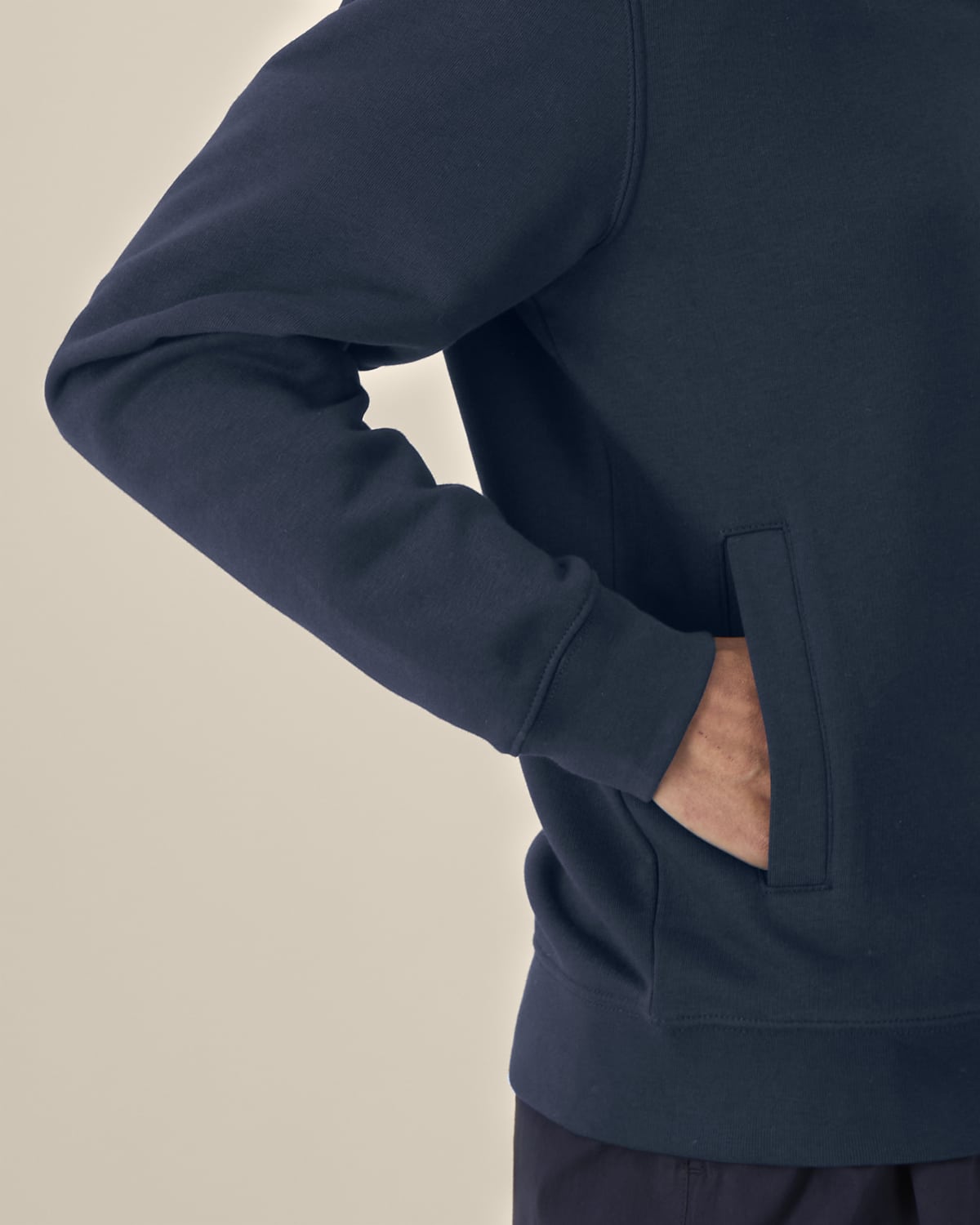 Sweatshirt zippé unisexe col montant "Quel Klet ce Peye"