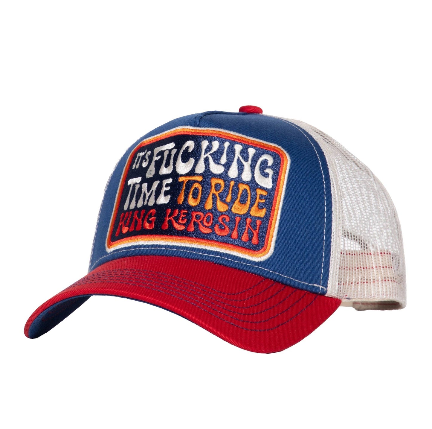 Casquette de camionneur «It's Fucking Time to Ride»