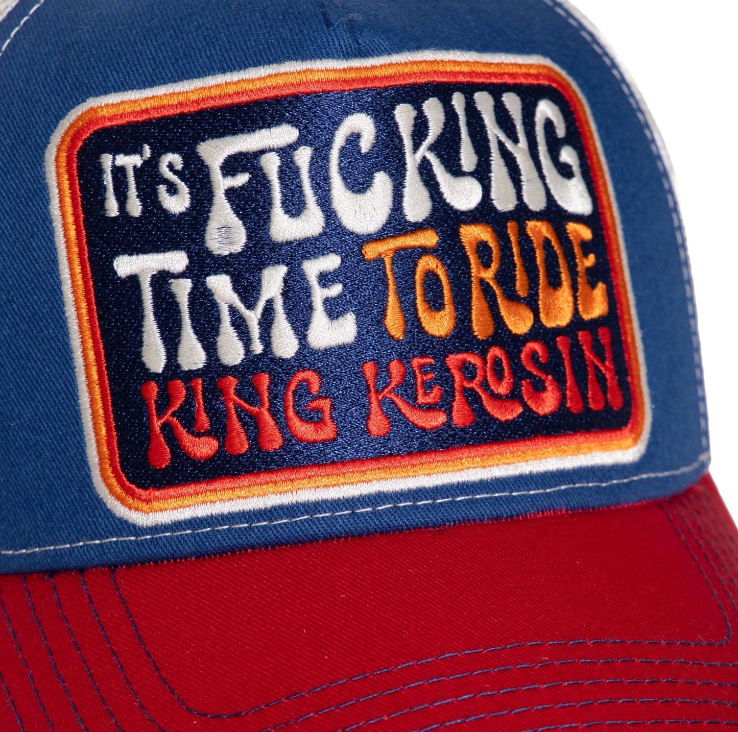 Casquette de camionneur «It's Fucking Time to Ride»