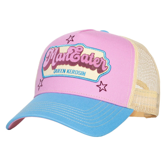 Casquette de camionneur 'Man Eater' en rose