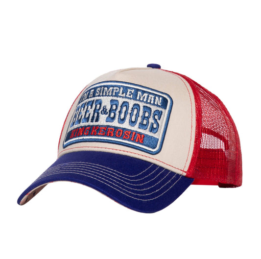 Casquette de camionneur «Beer & Boobs»