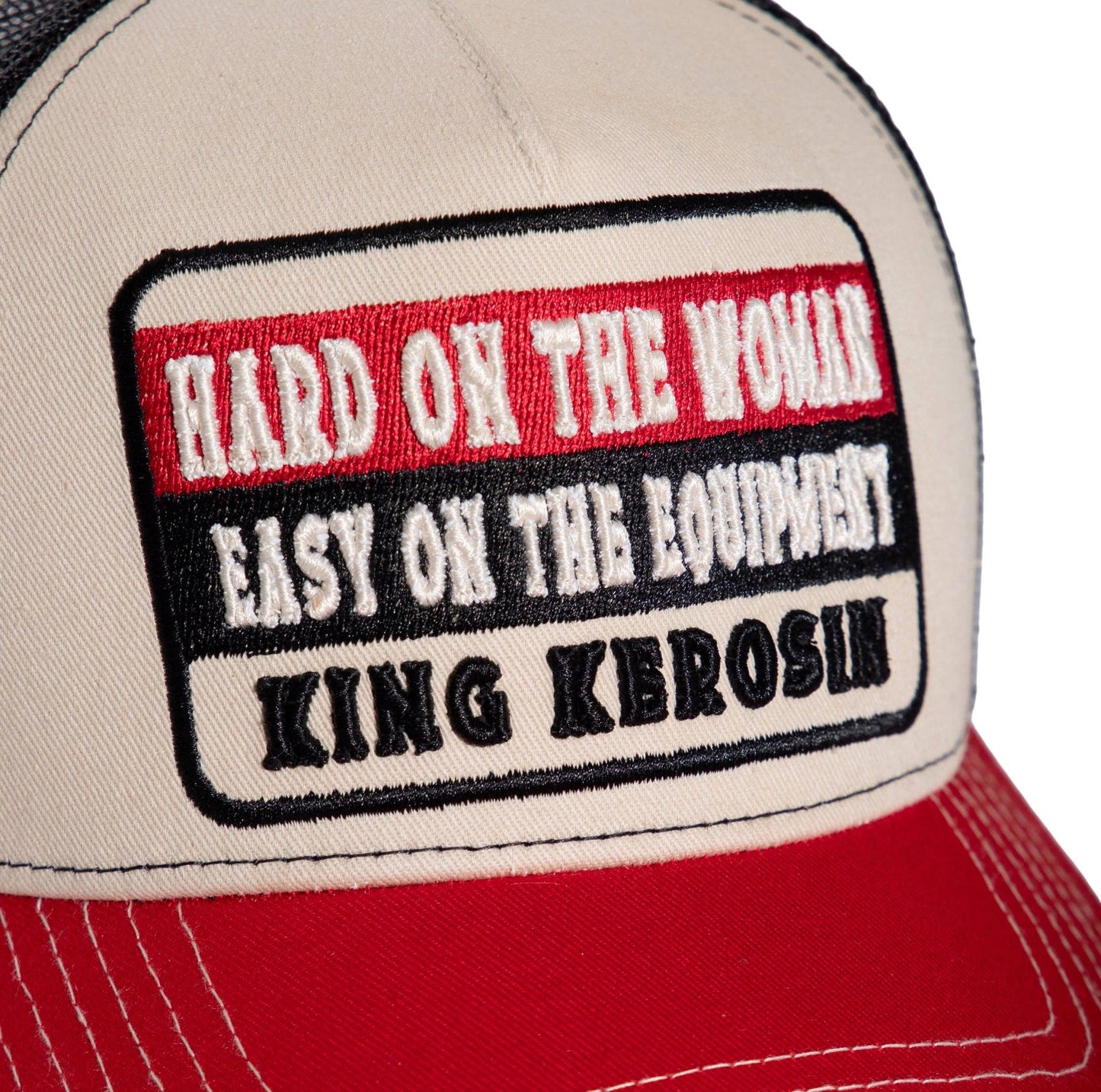 Casquette de camionneur « Hard on the Woman » KING KEROSIN