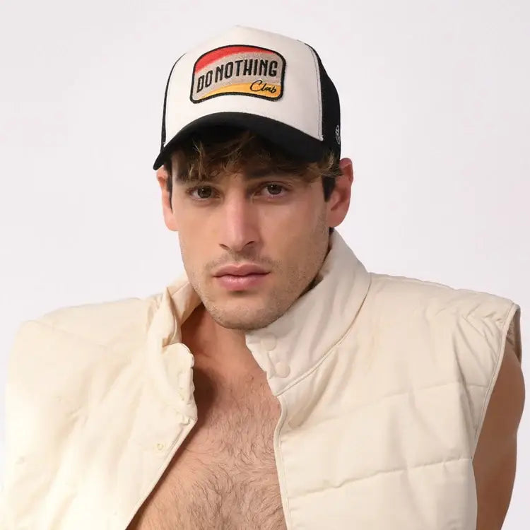 Casquette « Do Nothing » style trucker en coton de qualité